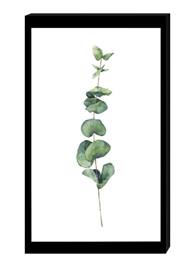 RYN Modern Wall Decor Painting With Inner Frame Black/White/Green 40 x 60centimeter - Image 2