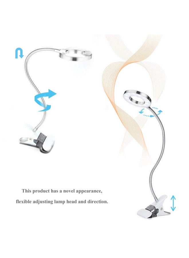 Sonew Makeup Lamp Usb Circle Microblading Lamp Portable Led Clip Desk Light For Permanent Makeup Manicure Lash Extension - Image 4