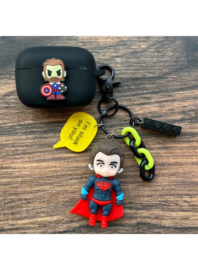Suitable For Vivo TWS 4 Wireless Bluetooth Headset Protective Cover IQOO TWS 2 Cartoon Silicone Soft Case-Colour:18 Pendants-Model:vivo TWS 4  - Image 1