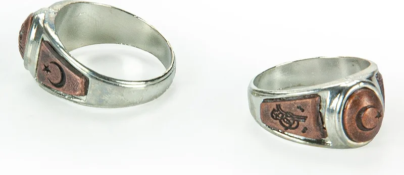 ايهفان اونلاين Hajj Umrah Gift 24 Pieces Turkish Concept Brown Men's Ring