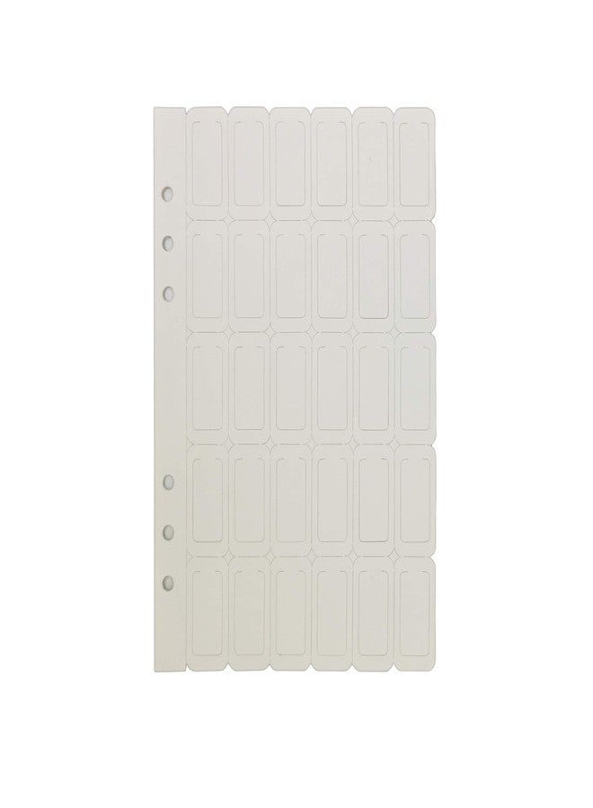 Zelten Binder Index PP & Paper Dividers for 8.5 inch/6 inch A5/A6 6-Holes Cover Ring Binder (Bookmark, A5/21cm*15cm/8.5 Inch) - Image 2