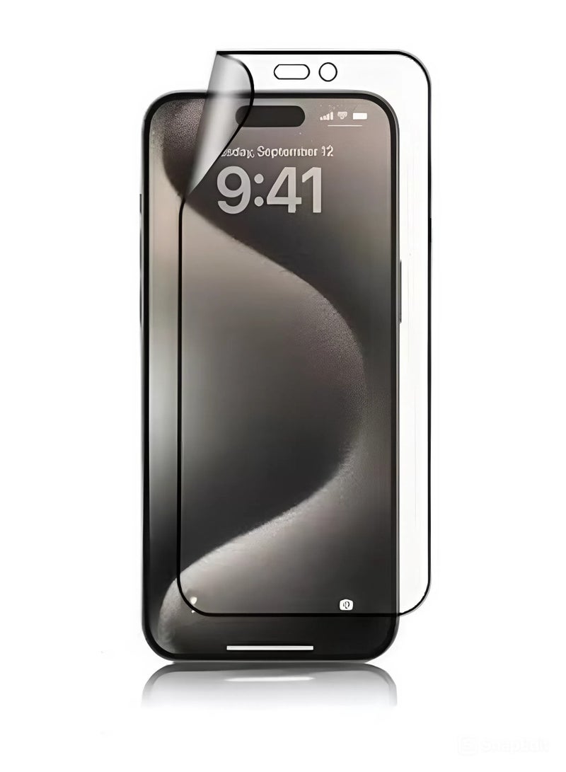 S-TOP screen protector for iPhone 14 Pro (anti-fingerprint) to protect privacy (cover) from S-TOP, complete protection of the phone screen from scratches and breakage - Image 1