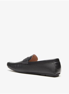 LBL by Shoexpress Men's Textured Slip-On Moccasins  - Image 2
