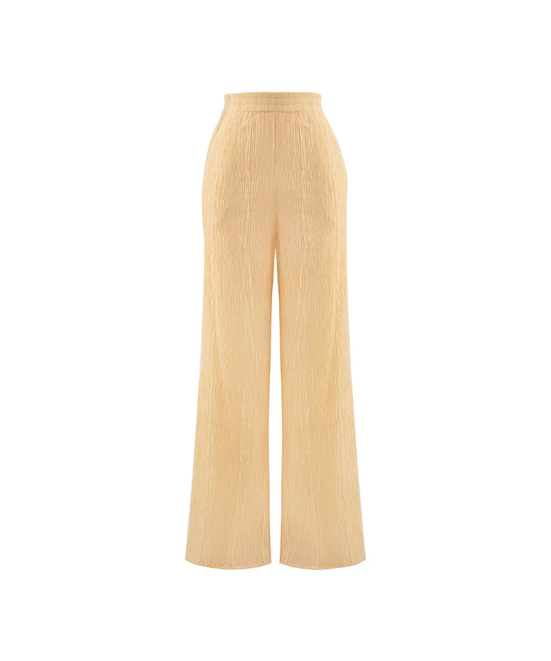 Ipekyol  Crinkle-Effect Wide-Leg Trousers for Women | Best Price UAE