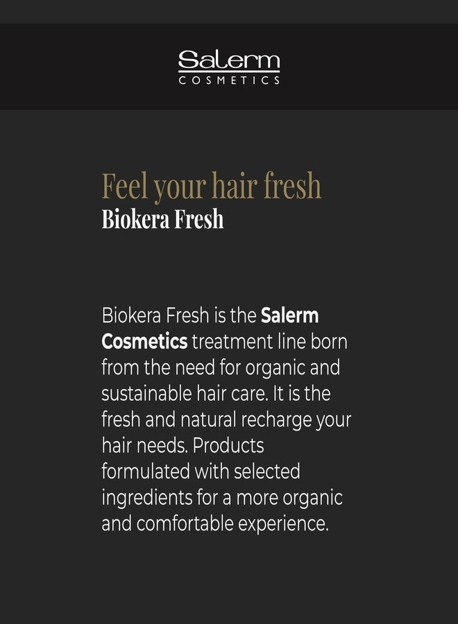 SALERM - Curl Activator Cream - Curly Cream Yellow Shot - 300 ml - Biokera Fresh - Defined Curls - Deep Hair Hydration - Eliminates Frizz - Sulfate-Free and Paraben-Free - Image 5