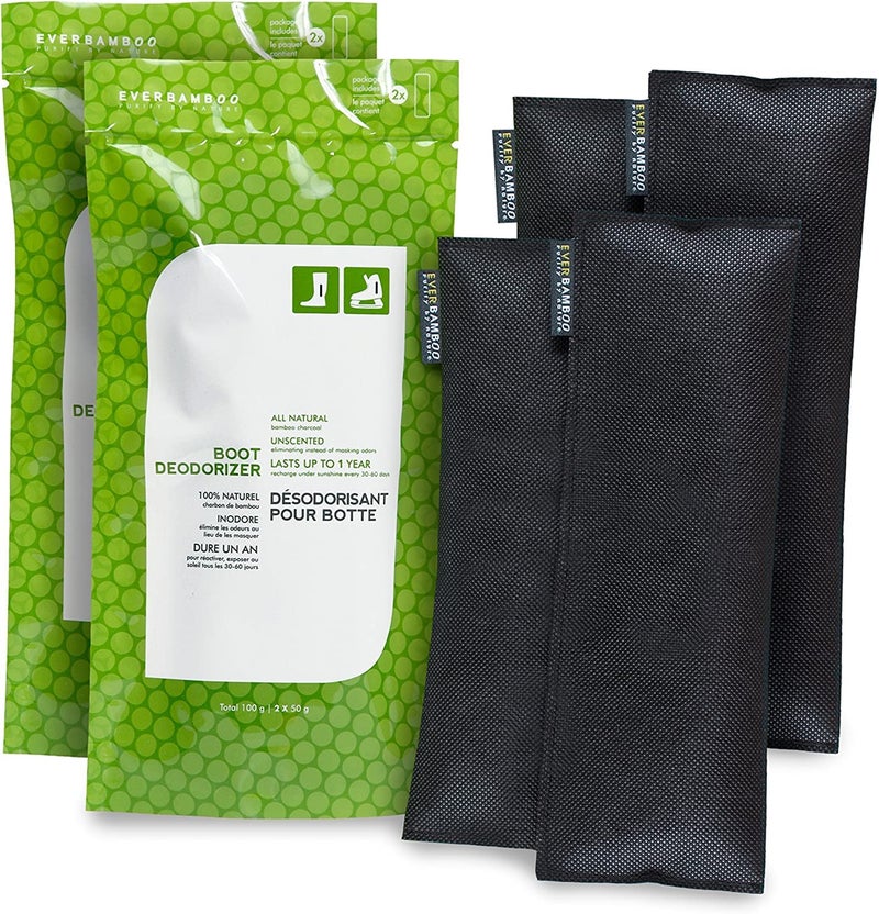 Ever Bamboo Boot Deodorizer Bag Set w/Natural Bamboo Charcoal (1 Pack) - Image 3