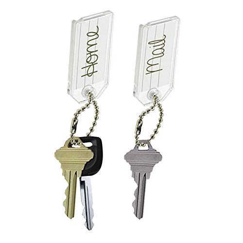 Lucky Line Key Tag w/Ball Chain Clear 100/box (2010010) - Image 2