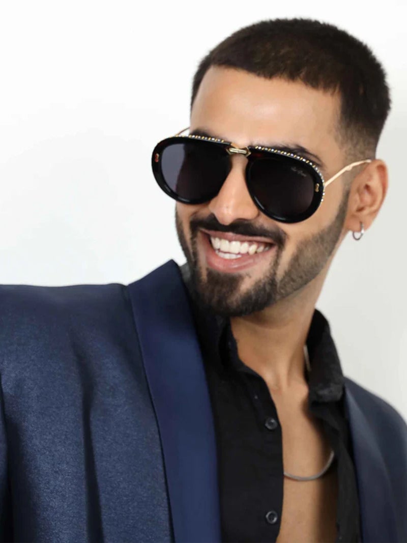 ووجلز نظارات شمسية طيار كريستارا سوداء حمراء بابي - Image 5