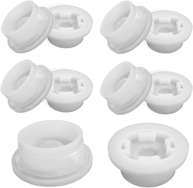 Weilan Bung Caps 2 inch Fine Thread Barrel Lid Plastic Bung Hole Caps 10 Pieces with Gasket for 55 Gallon Drum - Image 1