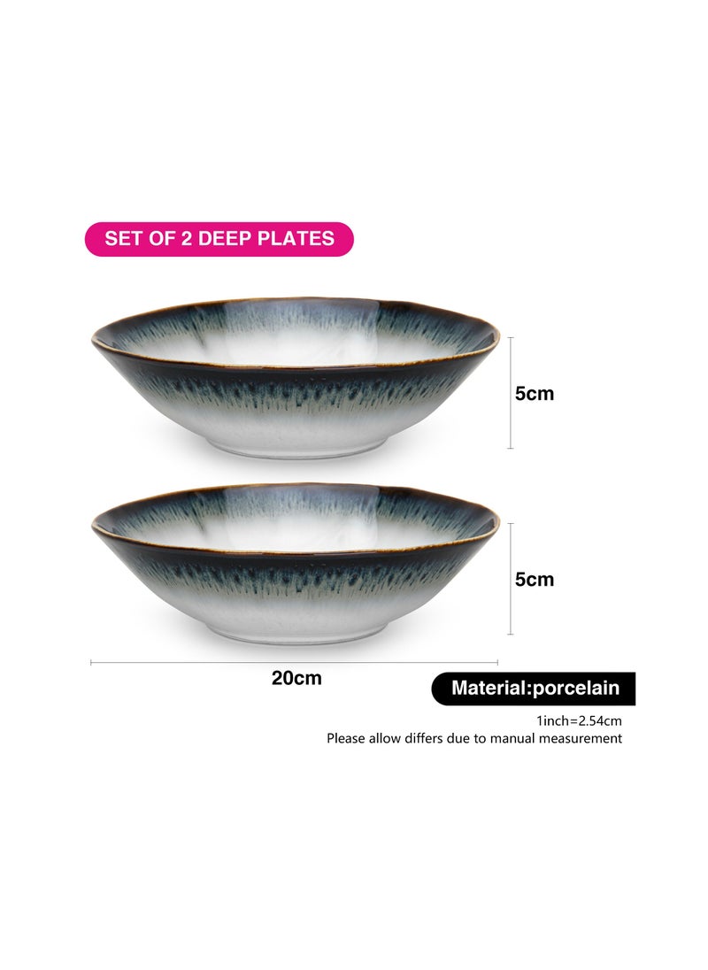 Fissman Deep Plate 20cm Galactica Series, Cereal Bowls, Dishwasher & Microwave Safe, Perfect for Cereal, Soup and Rice, Versatile Bowls  - Image 3