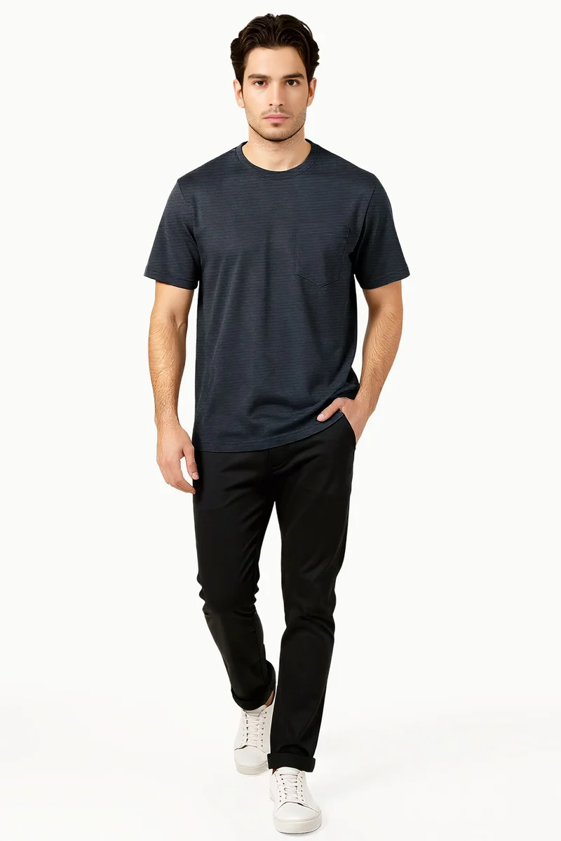 فرنش كونكشن Ottoman Pocket Marine T-Shirt
