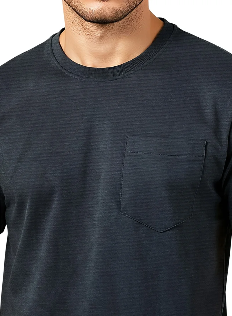 French Connection Ottoman Pocket Marine T-Shirt