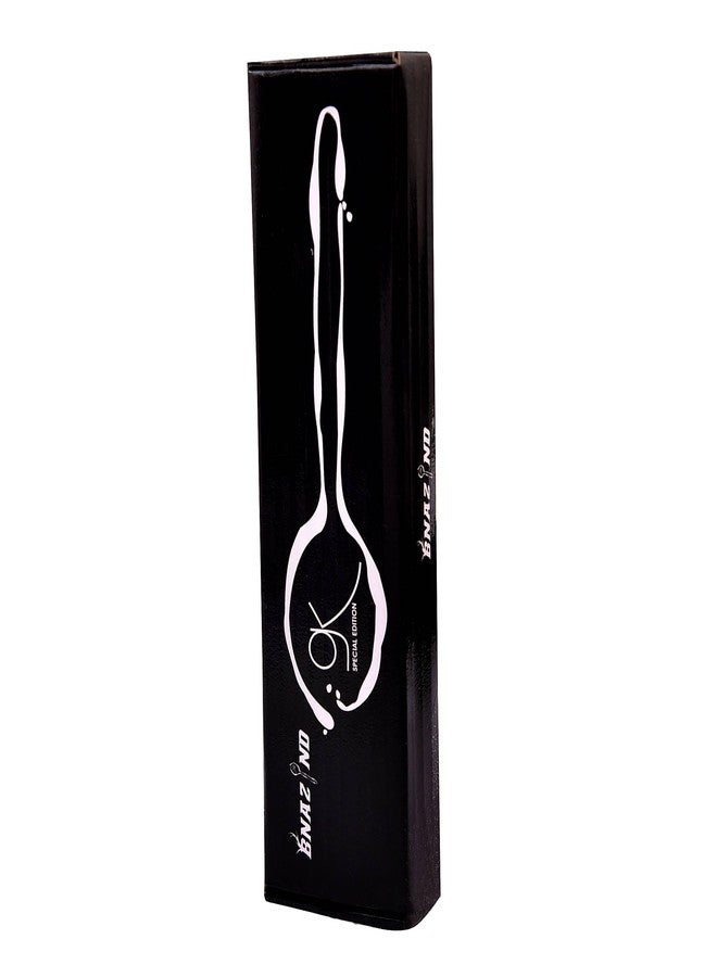 BNAZIND Chef Kunz Slotted Spoon | 18/10 Stainless Steel Large Serving Sauce Spoon | 9 Inches Plating Daily Chef Cooking Spoons - Image 4