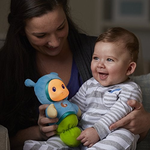 Playskool Lullaby Gloworm Toy with 6 Lullaby Tunes, Blue (Amazon Exclusive) - Image 4