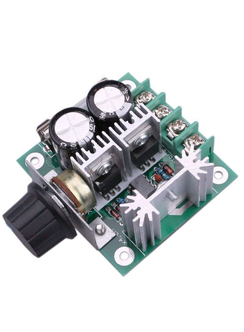DC Motor Speed Controller 10V–40V 10A PWM Regulator - Image 1