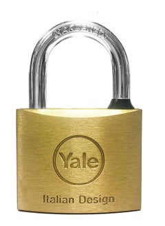 Yale Yale 15-0110-2514-00-0201 110 Series Brass Padlock 25mm Brass  - Image 1