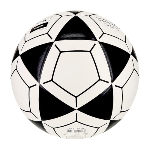 Mikasa FT5 Goal Master Soccer BallFoot Volleyball BlackWhite Size 5 - Image 3