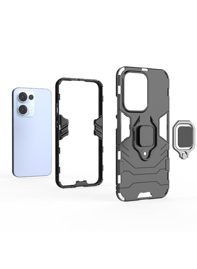 S-TOP Case For OPPO Reno13 5G Global Magnetic Ring Holder PC + TPU Phone Case - Image 5