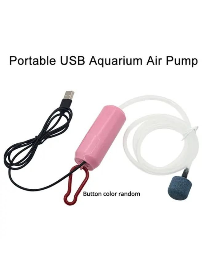 مضخة هواء لحوض السمك تعمل بمنفذ USB - مضخة أكسجين محمولة لحوض السمك - (ألوان متعددة) - Image 5