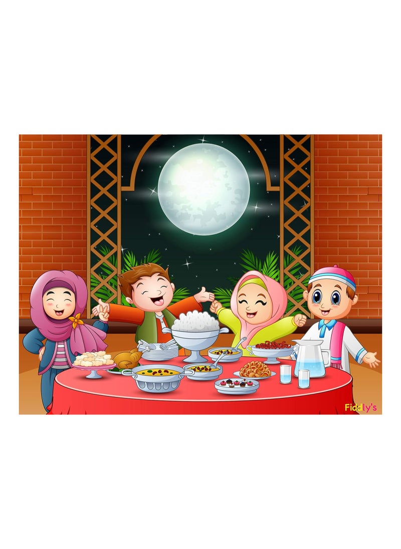 فيدلايز ألغاز خشبية للأطفال من فيدلي - 9 قطع (مهرجان عيد - مجموعة من 4) عمر 3+  - Image 4
