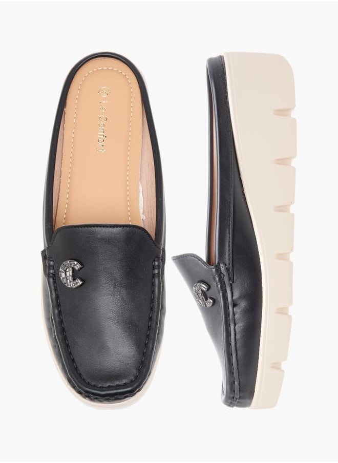 Le Confort Women Logo Embellished Slip-On Loafers  - Image 1