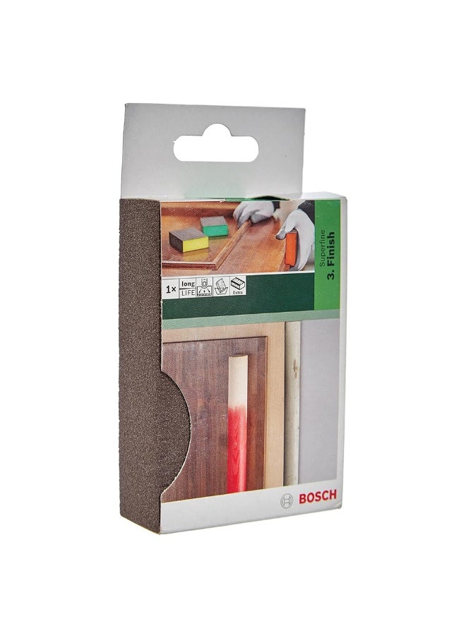 BOSCH 2609256348 Contour Sanding Sponge Very Fine 180  - Image 2