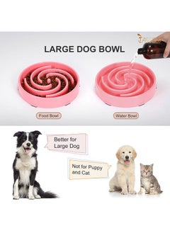 JASGOOD JASGOOD Slow Feeder Dogs Bowl for Large Medium Dogs,Anti-Gulping Pet Slower Food Feeding Bowls Stop Bloat,Preventing Choking Healthy Design Dogs Bowl  - Image 5