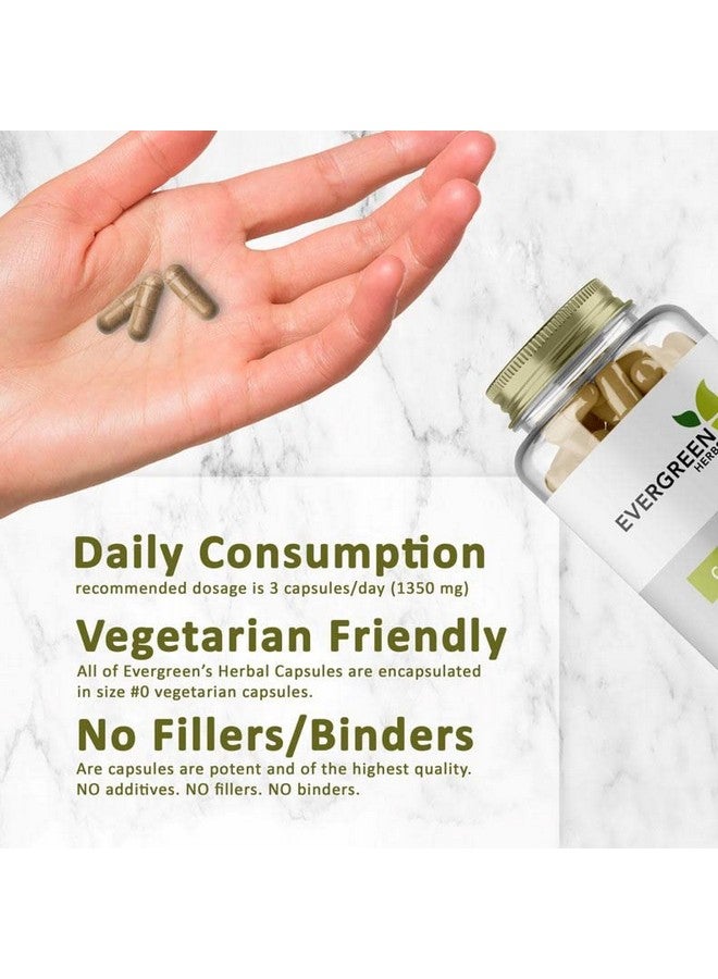 Evergreen Herbs Muicle Capsules, 450 mg 90 Capsules - Justicia Spicigera, Desert Honeysuckle, Firecracker Bush, Moyotli, Trompetilla - Tamper Proof Seal to Ensure Freshness. - Image 2