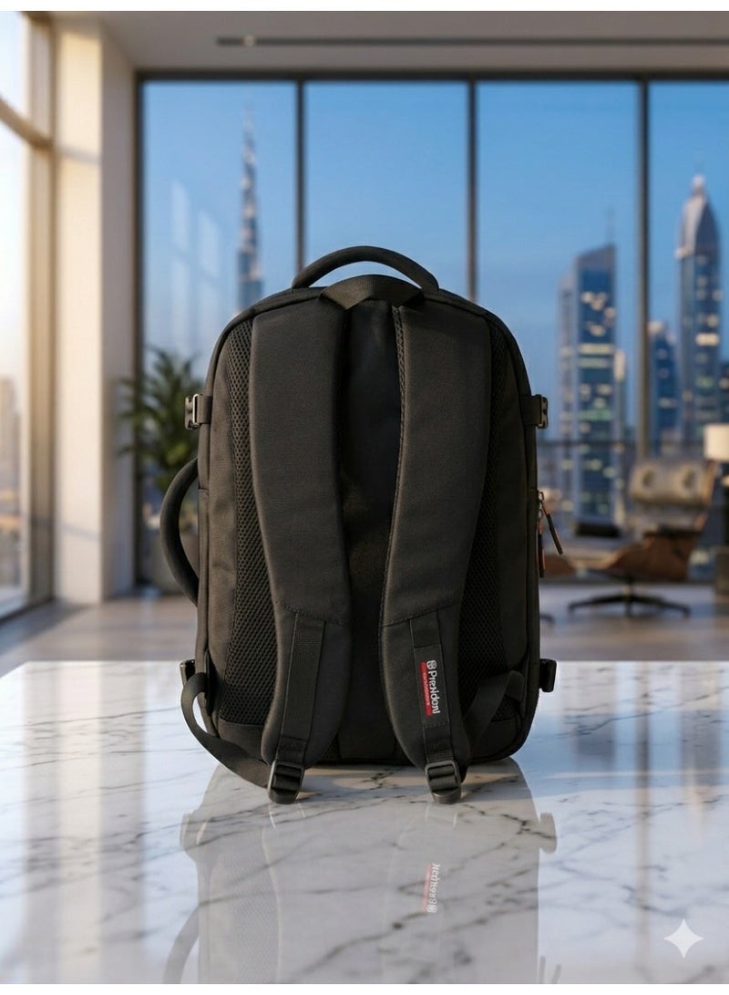 President Backpack for Travel, Flight Approved Water-Resistant 18.5-Inch Laptop Carry-On Bag, Large Business Weekender for Men & Women - Image 3