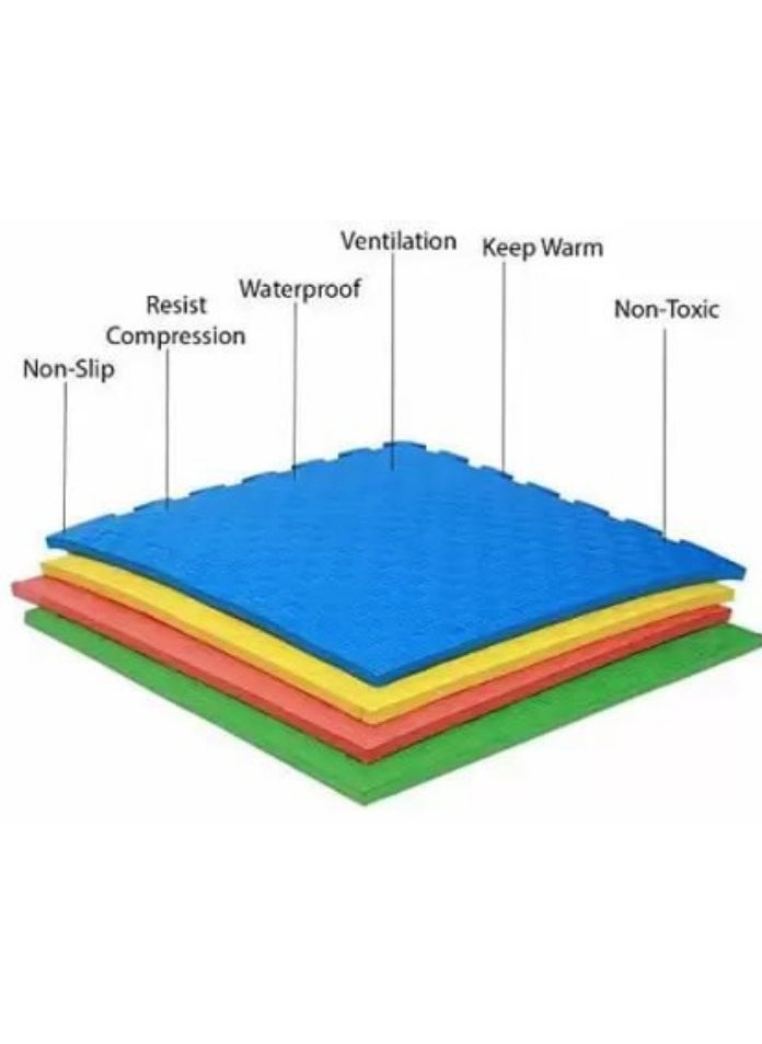 Generic Foam floor for children's rooms  60 cm *60 cm  (4 peices)  - Image 3