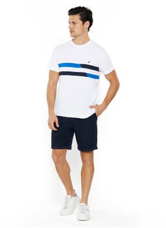 NAUTICA Contrast Striped Relaxed Dry-fit Crew Neck T-shirt  - Image 4