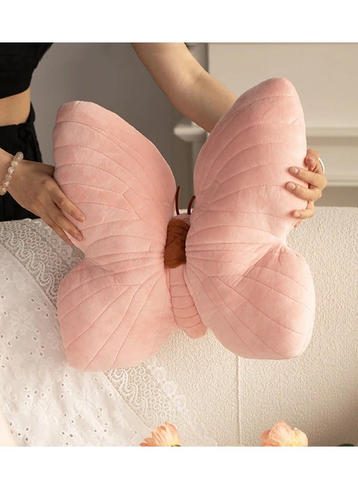 Cute Pink Butterfly Cushion Pillow Gift Home Sofa Girl Room Bedside Decoration Soft Filled Cushion - Image 4