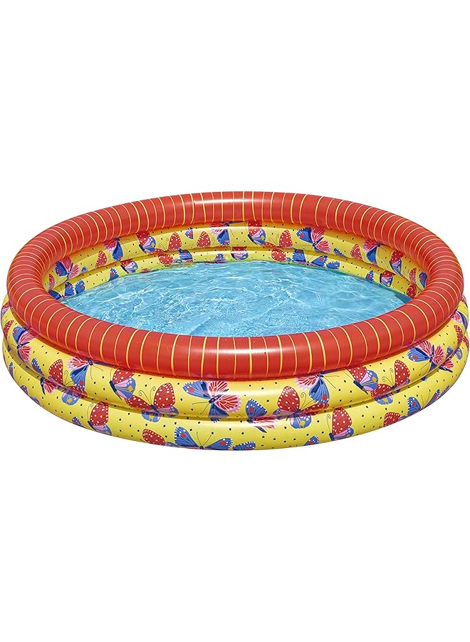 بست واي لعب بركة التجديف الفراشة نفخ الاطفال بركة للأطفال الصغار الفتيات والفتيان 1.68 MX 38 سم - Image 1