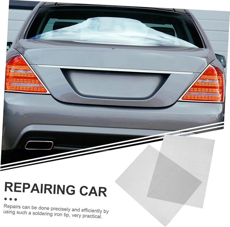 2Pcs Car Bumper Repair Mesh Kit Stainless Steel Wire 20X15CM Fix Holes Cracks Quick Installation - Image 4