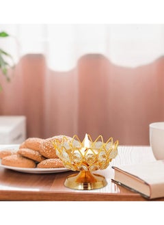 Shubh kart Crystal Lotus Oil Lamp Diya  - Image 3