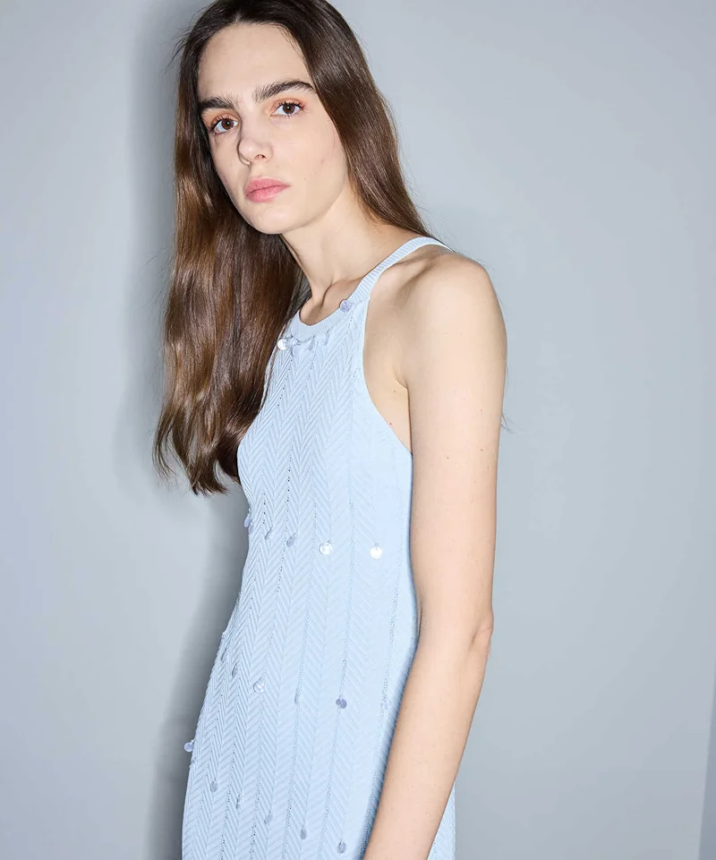 Ipekyol  Embellished Halter Dress for Women | Best Price UAE