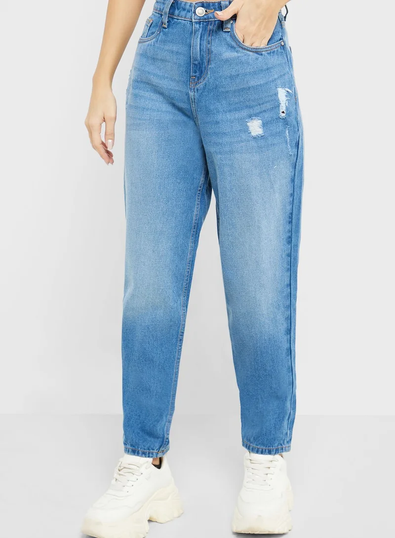 Ginger Mom Fit High Waist Jeans