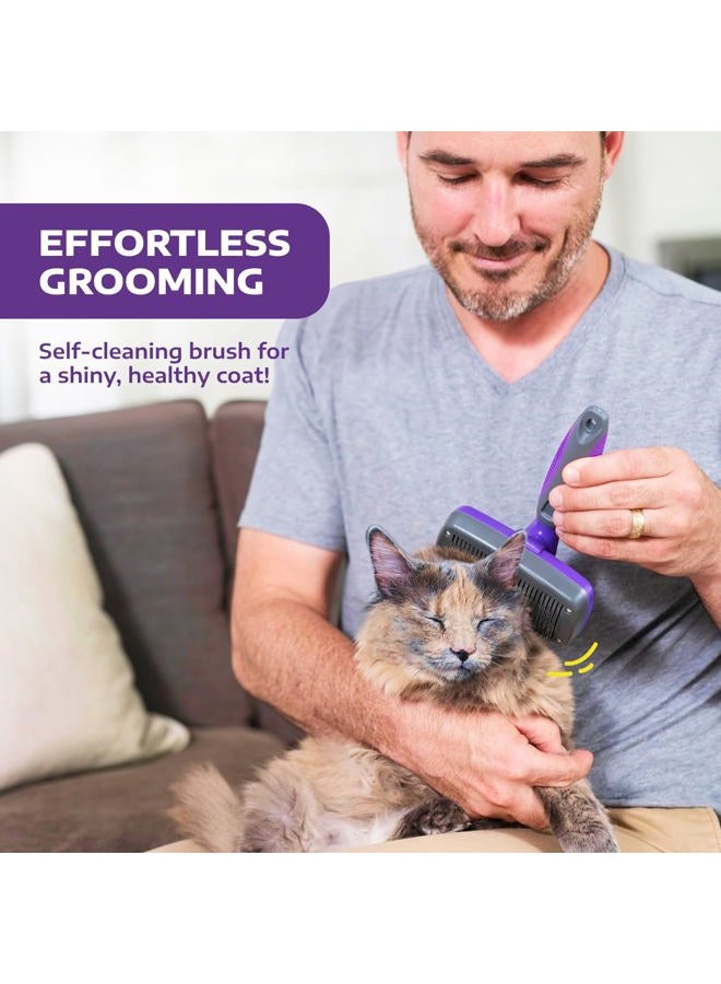 Hertzko Cat Dematting Tool Double Sided Dog and Cat Dematting Comb - for All Pets - Effortlessly Removes Tangles, Mats, and Loose Fur - Safe, Easy Grooming for Cats and Dogs - Image 4