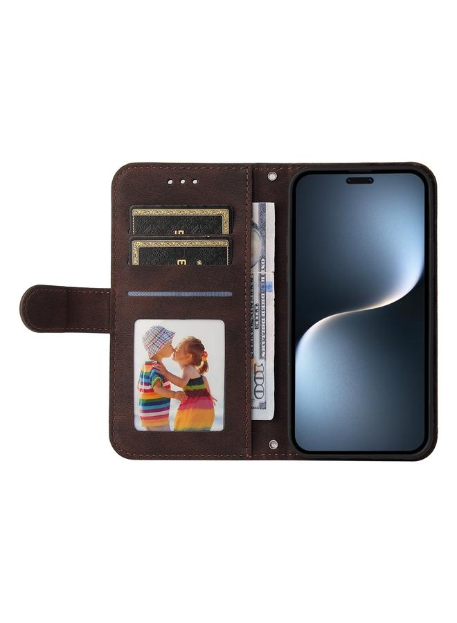 إيروريكس جراب هاتف Honor Magic7 Pro مصنوع من الجلد ومزين بأزرار معدنية وشجرة الحياة - Image 4