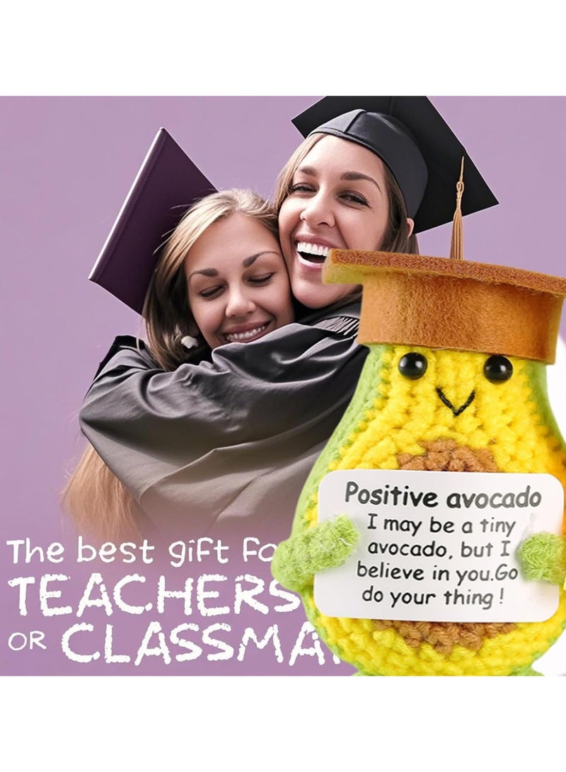 general Graduation Gifts, Graduation Avocado Beanie, Emotional Support Crochet, Adorable College and High School Graduation Gifts for Her Friends, - Image 3