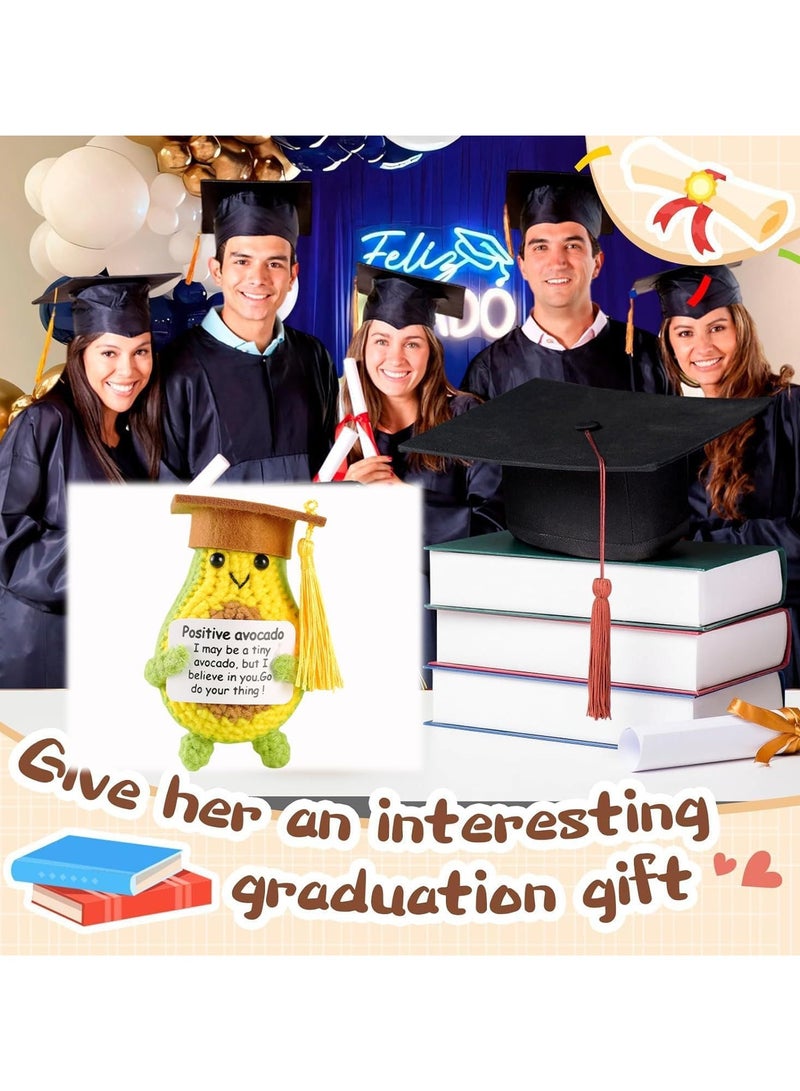 general Graduation Gifts, Graduation Avocado Beanie, Emotional Support Crochet, Adorable College and High School Graduation Gifts for Her Friends, - Image 4