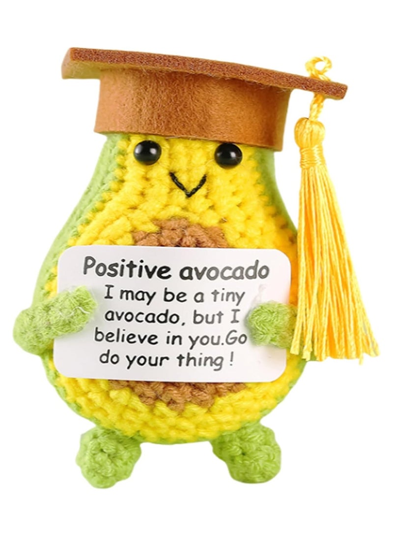 general Graduation Gifts, Graduation Avocado Beanie, Emotional Support Crochet, Adorable College and High School Graduation Gifts for Her Friends, - Image 1