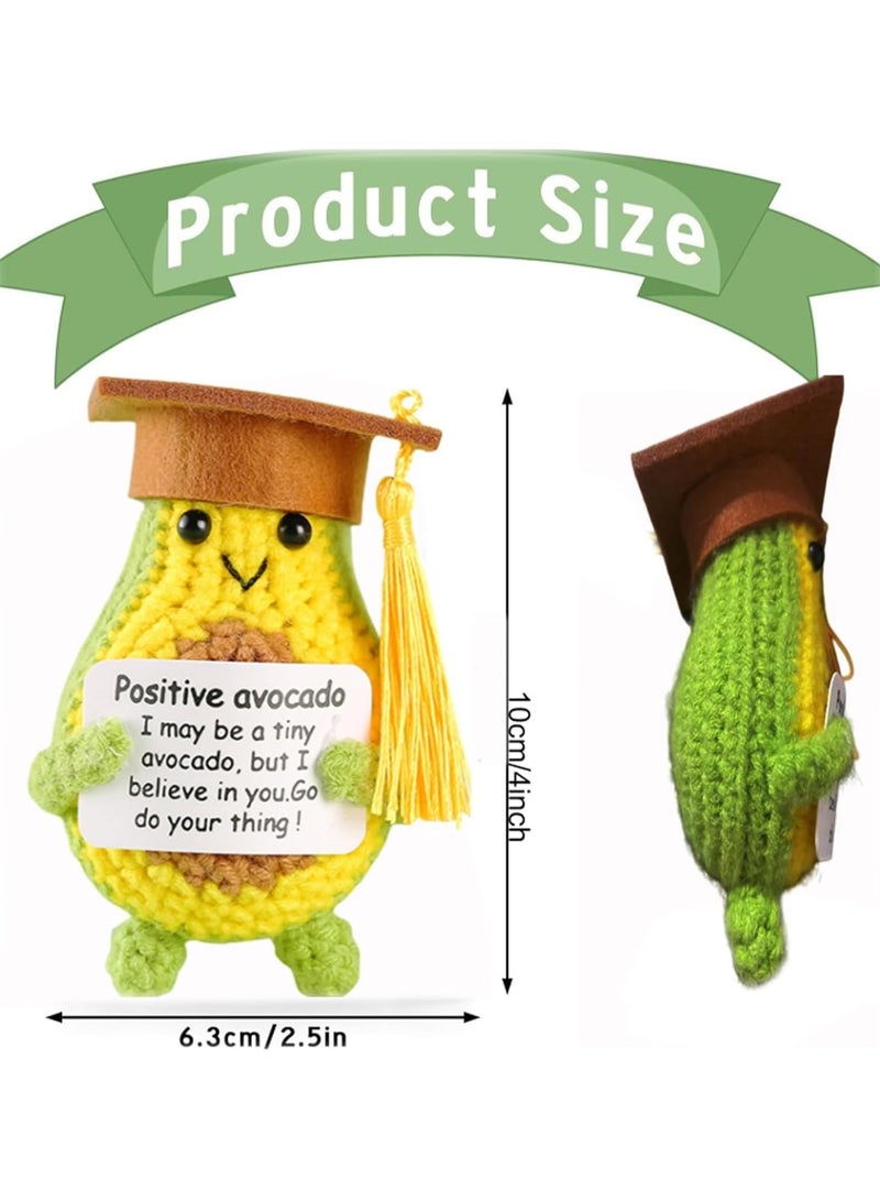 general Graduation Gifts, Graduation Avocado Beanie, Emotional Support Crochet, Adorable College and High School Graduation Gifts for Her Friends, - Image 2
