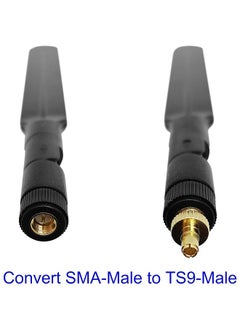 اتش واي RF Coax 4G LTE هوائي ترقية محول SMA موصل SMA أنثى إلى TS9 ذكر موصل مستقيم لهوائي 4G LTE Hsdpa 2G 3G هوائي UMTS حزمة النطاق العريض المحمول من 3  - Image 5