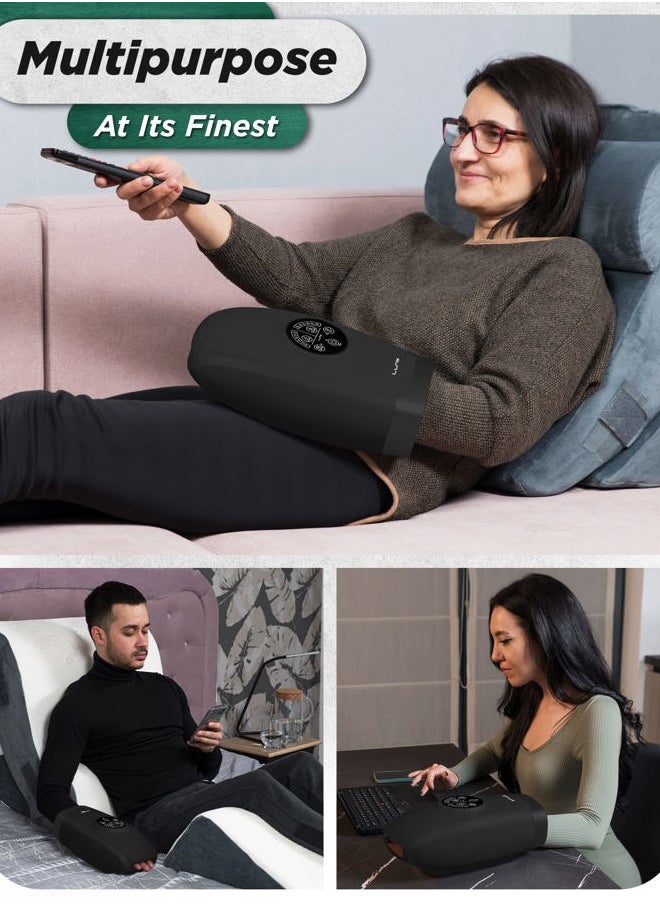 Lunix - LX3 Cordless Electric Hand Massager with Compression, 6 Levels Pressure Point Therapy for Arthritis, Pain Relief, Carpal Tunnel, and Finger Numbness, Shiatsu Massage Machine with Heat - Image 1