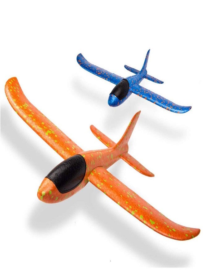 AK ANOLIHK Airplane Toy - Large Throwing Foam Plane, Dual Flight Mode, Aeroplane Gliders, Flying Aircraft, Gifts For Kids, & 3 To 12 Year Old Boy|Girls (U2-S8Vc-Uljo)(01), Multicolor - Image 1