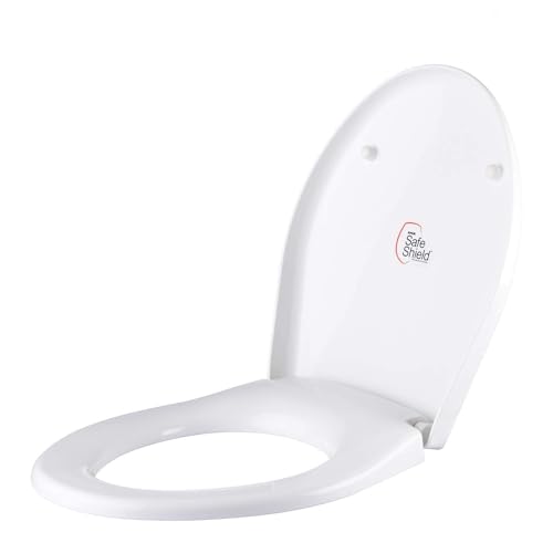 Kohler Brive Toilet Seat Slow Close - Oval Shaped in White - Toilet Seat for Bathroom - High Gloss Finish, Comfort Seating - Easy Hygiene Maintenance - Seat Closes Quietly without Slamming 13946IN-2-0 - Image 1