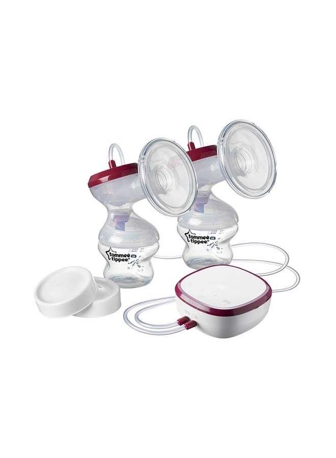 tommee tippee Made For Me Single Electric Breast Pump, Strong Suction, Soft Feel, USB Rechargeable, Quiet, Portable, Express Modes, Baby Bottle Included - Image 2