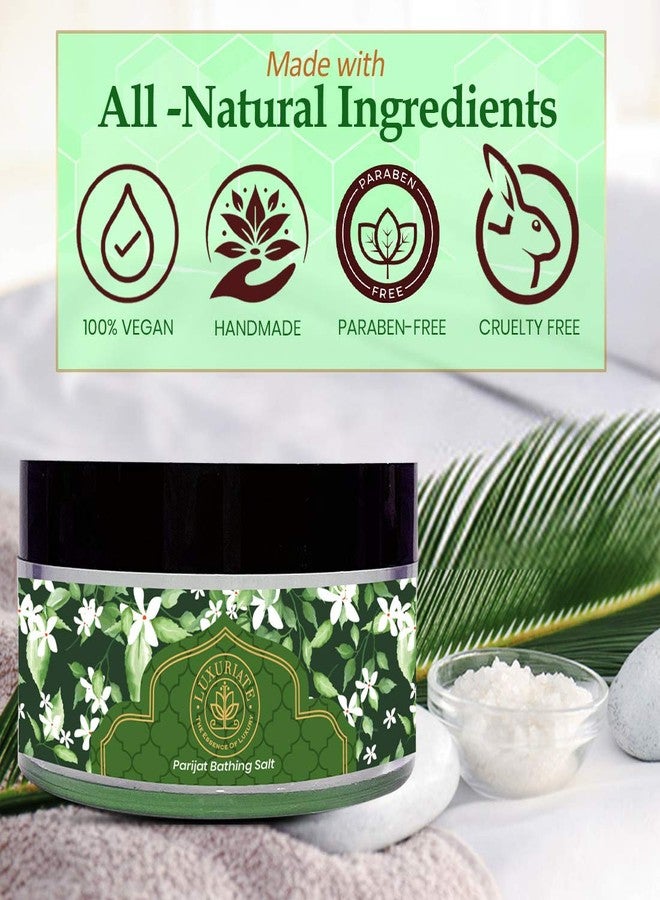 LUXURIATE 100% Natural and Mineral Rich Parijat Bath and Foot Spa Bathing Salt for Deep Cleansing And Relaxation,150 gm | Bath Salt - Image 4