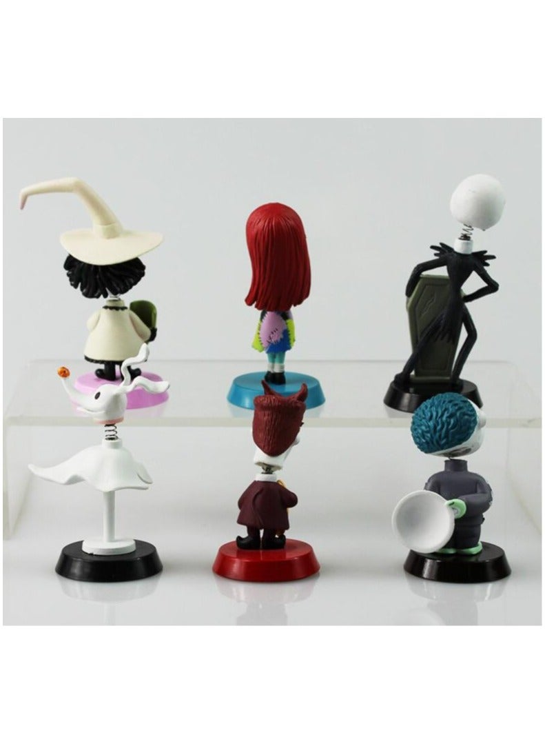 6pcs 7cm New Jack Skellington Action Figure  - Image 3